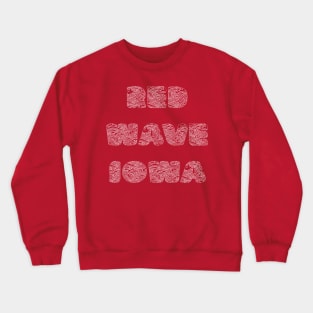 Red Wave Iowa Crewneck Sweatshirt